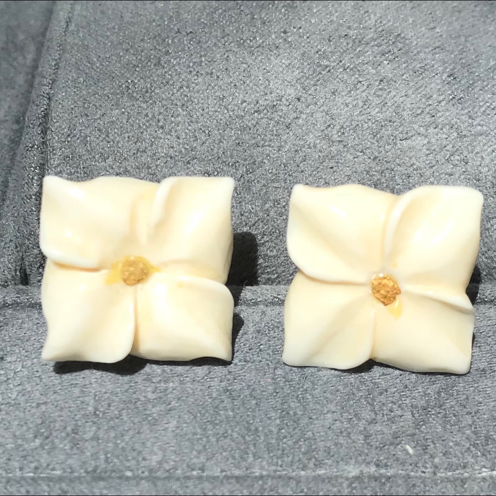 Bone earrings